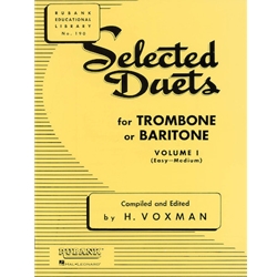 Rubank Selected Duets - Volume 1 - Easy to Intermediate Baritone B.C., Trombone