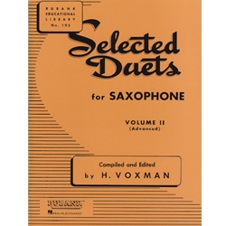 Rubank Selected Duets - Volume 2 - Intermediate - Advanced Saxophone