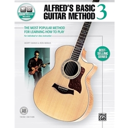 Alfred's Basic Guitar Method 3 (Third Edition) -  Guitar