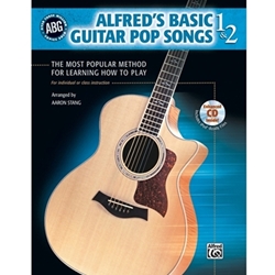 Alfred's Basic Guitar Pop Songs Books 1 & 2 -  Guitar