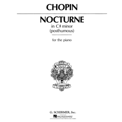 Nocturne In C Sharp Minor (Posthumous) -  Piano