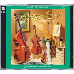 Artistry In Strings Accompaniment CDs - Book 1 - Beginning