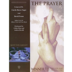 The Prayer -  Piano-Vocal-Guitar