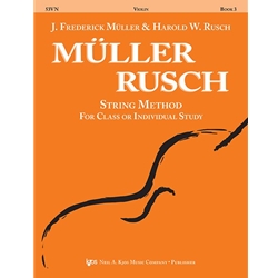 Muller-Rusch String Method, Book 3 - 3 Violin