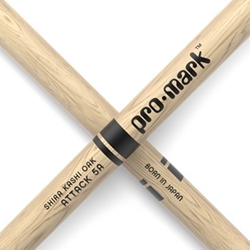 Promark PW5AW Shira Kashi Oak Wood Tip Drumsticks 5A
