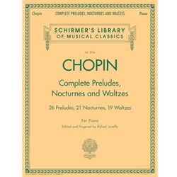 Complete Preludes, Nocturnes, and Waltzes -  Piano