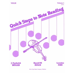 Quick Steps to Note Reading, Volume 1 - 1 Violin