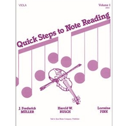 Quick Steps to Note Reading, Volume 1 - 1 Viola