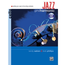 Jazz Philharmonic w/ CD -  Cello