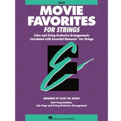 Movie Favorites for Strings -  Cello