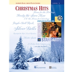 Alfred's Basic Adult Piano Course: Christmas Hits - Book - 1 Piano