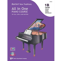 Bastien® New Traditions: All In One Piano Course - 1B Piano