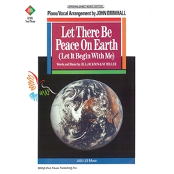 Let There Be Peace On Earth (Let It Begin With Me) -  Piano, Vocal