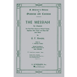 The Messiah - Complete Vocal Score -  Vocal