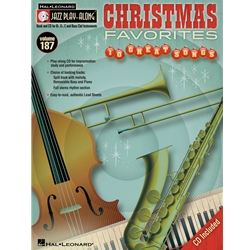 Christmas Favorites - Jazz Play Along Volume 187 -  All Instruments