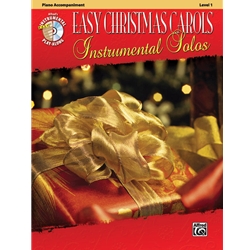 Easy Christmas Carols Instrumental Solos -  Piano Accompaniment