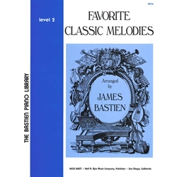 Bastien Piano Library: Favorite Classic Melodies - 2 Piano