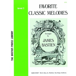 Bastien Piano Library: Favorite Classic Melodies - 3 Piano