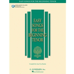 Easy Songs for the Beginning Tenor - Easy Tenor Voice