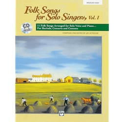 Folk Songs For Solo Singers - Volume 1 -  Medium High Voice
