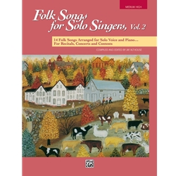 Folk Songs For Solo Singers - Volume 2 -  Medium High Voice