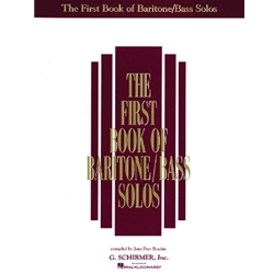 The First Book of Baritone/Bass Solos -  Baritone Voice, Bass Voice