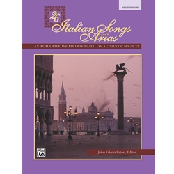 26 Italian Songs and Arias -  Medium High Voice