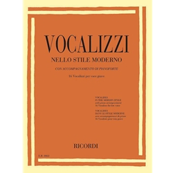 Vocalizzi Nello Stile Moderno (Vocalises In the Modern Style) -  Low Voice