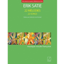 22 Mélodies - 22 Songs -  Medium Low Voice