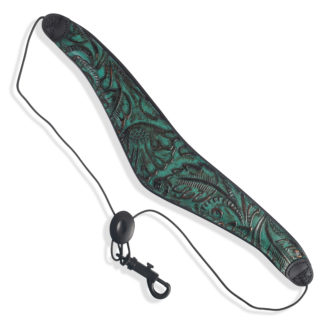 Jade, Turquoise 2.5" Wide Saxophone