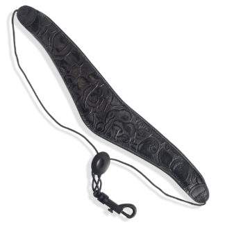 Rose, Black 2.5" Wide Saxophone