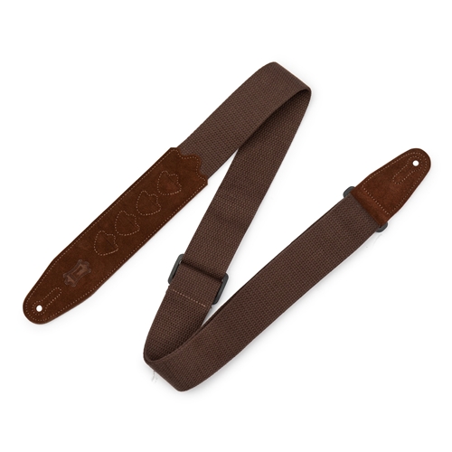 Levy's Leathers MC2PH Guitar Strap - Cotton w/Pick Holder 2" Wide