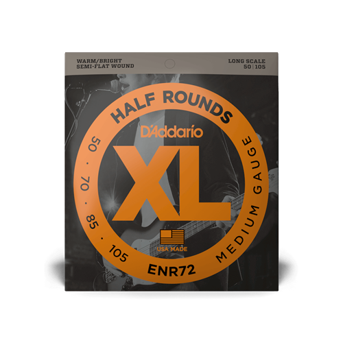 D'Addario XL Half Rounds Electric Bass