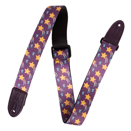 Levy's Leathers Kids Guitar Strap - Polyester with Leather Ends 1.5" Wide