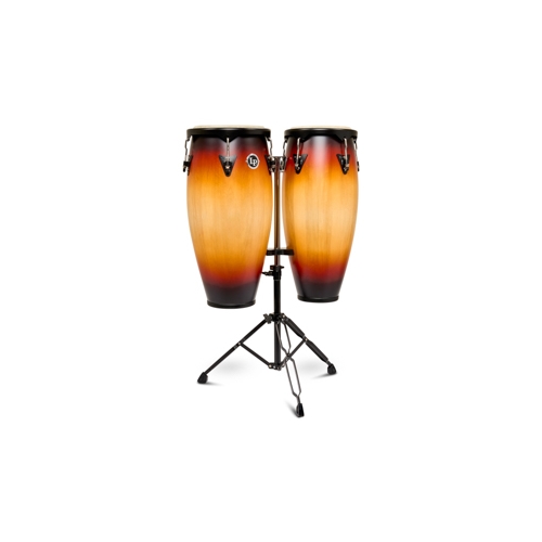 Latin Percussion LP646NYII City II Conga Set w/Stand 10" and 11"