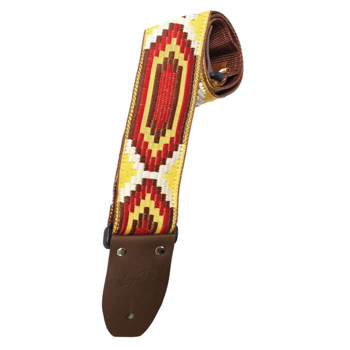 Henry Heller Guitar Strap - Deluxe Vintage Series Jacquard 2" Wide
