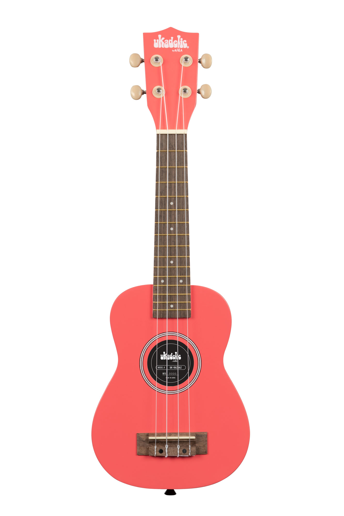 Kala UK-COLOR Ukadelic Soprano Ukulele with Bag Soprano