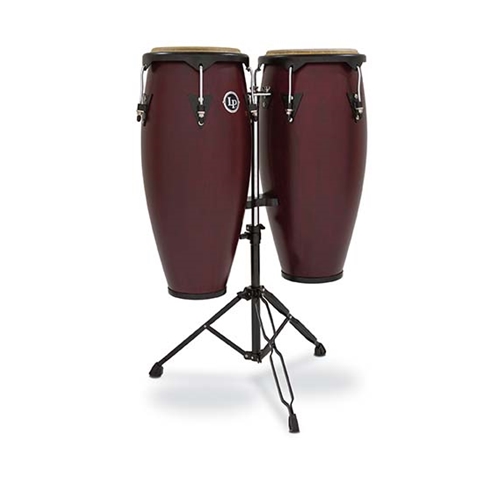 Latin Percussion LP646NY City Conga Set w/Stand 10" and 11"