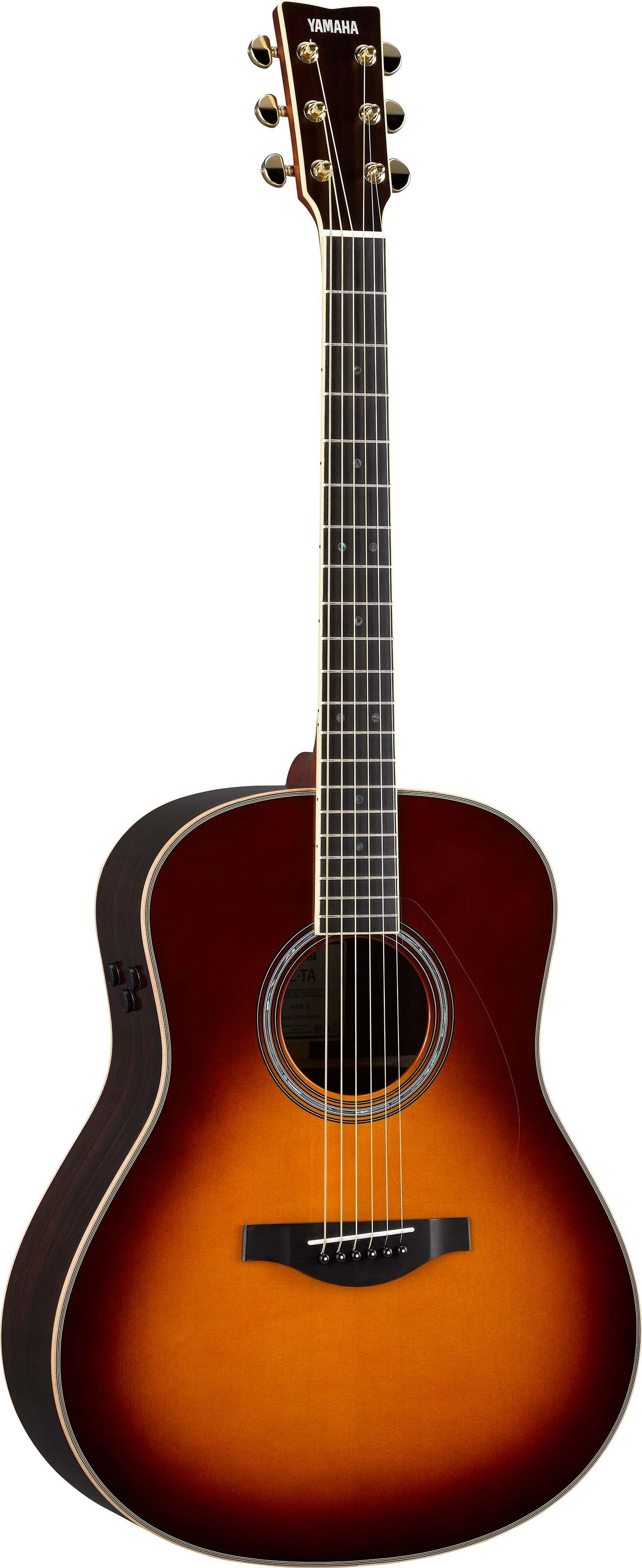 Yamaha LL-TA L-Series TransAcoustic Guitar w/Hard Bag Dreadnought