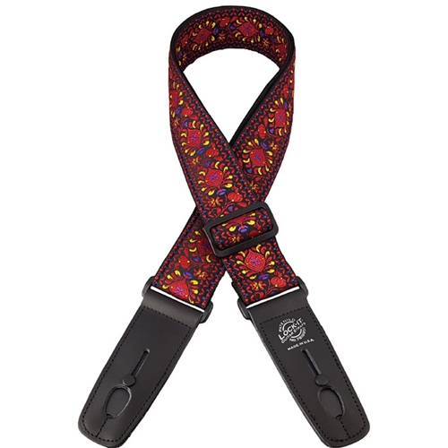 Lock-It Locking Gutiar Strap - Retro Vintage