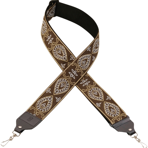 Levy's Leathers Banjo Strap - Hootenanny Jacquard Weave 2" Wide