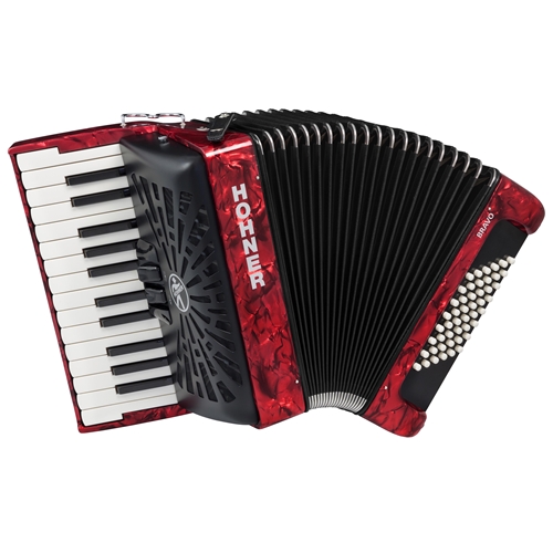Hohner BR48 Bravo II Accordion w/ Bag and Straps 48 Bass