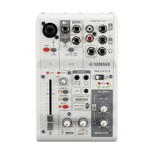 Yamaha AG03MK2 3-Channel USB Mixer